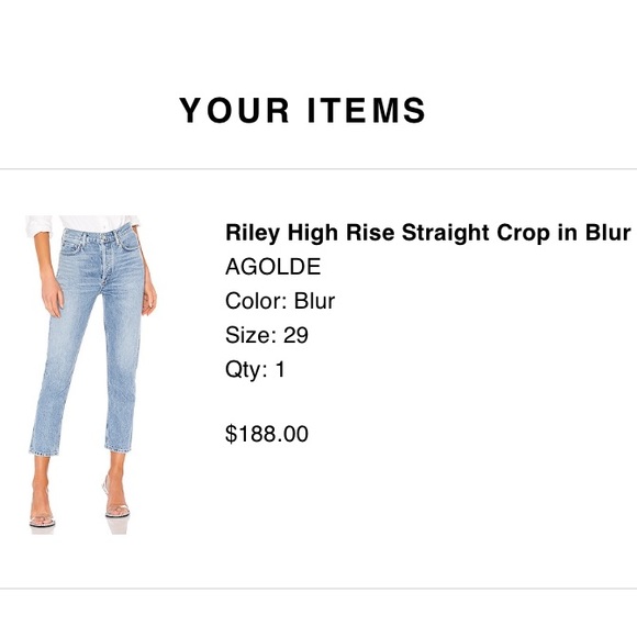 Riley High Rise AGOLDE Jeans - Picture 2 of 7